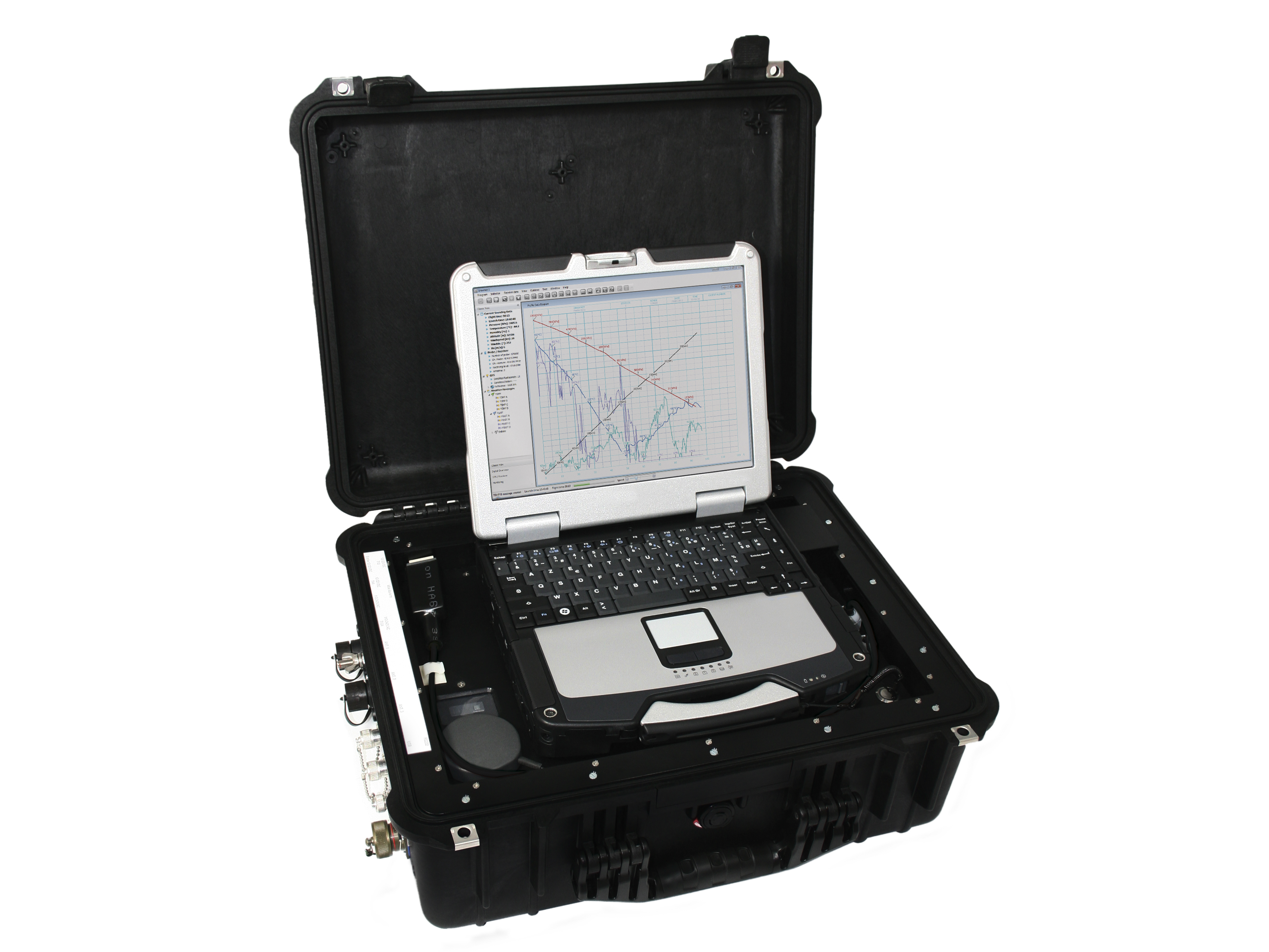 The image shows the robust Graw groundstation GS-E for harsh environments and outdiiir application